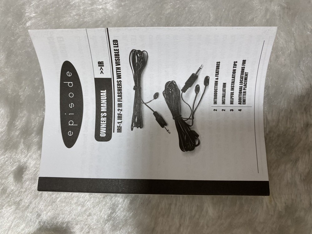 Episode Electronics Dual IR Emitter With LED Feedback - IRF-2