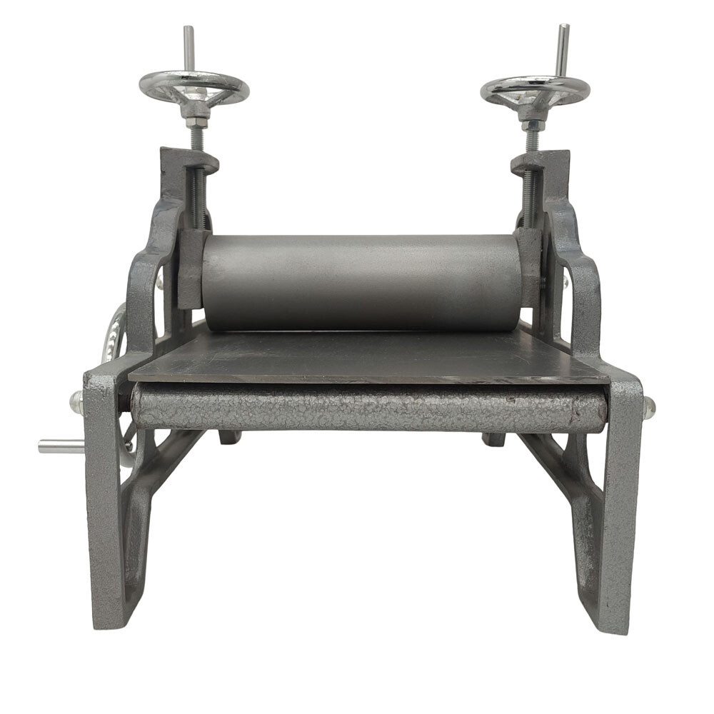 Manual Slab Roller Printmaking Machine w/Lifting Roller and Panel Size 11.8x19.7