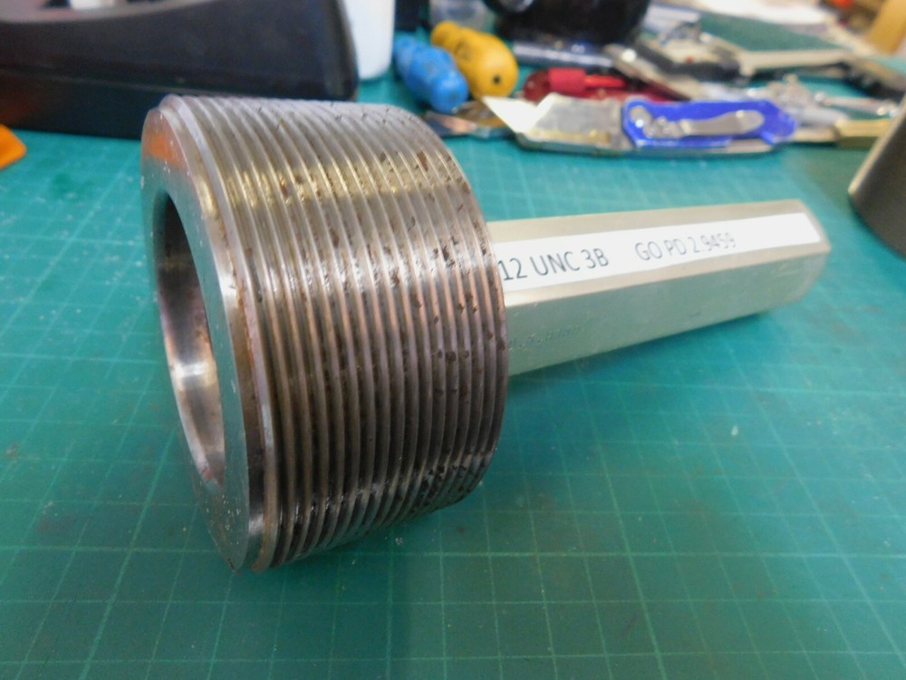 Vermont Go Thread Plug Gage 3.0"-12 UNC 3B