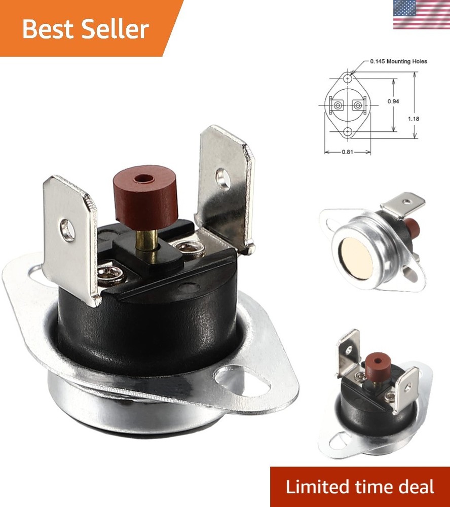 Compact OEM Bimetal Limit Switch for Rheem - Quick 30-Second Installation