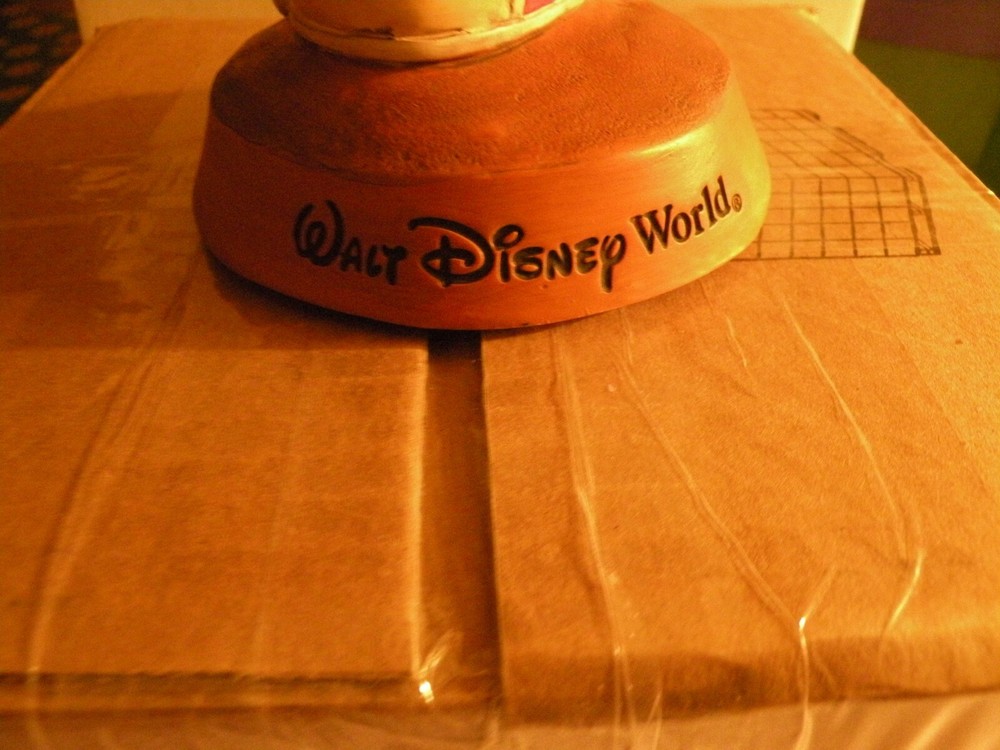 Walt Disney World Baseball Mickey Mouse Bobblehead Grey