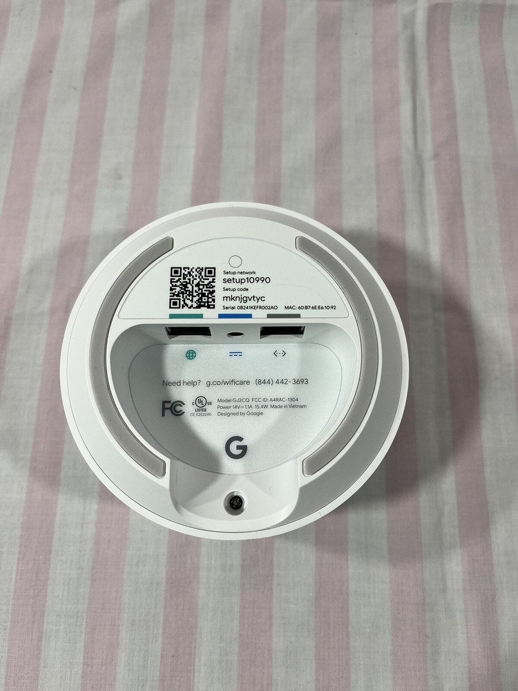 Google Nest Mesh WiFi Router GJ2CQ
