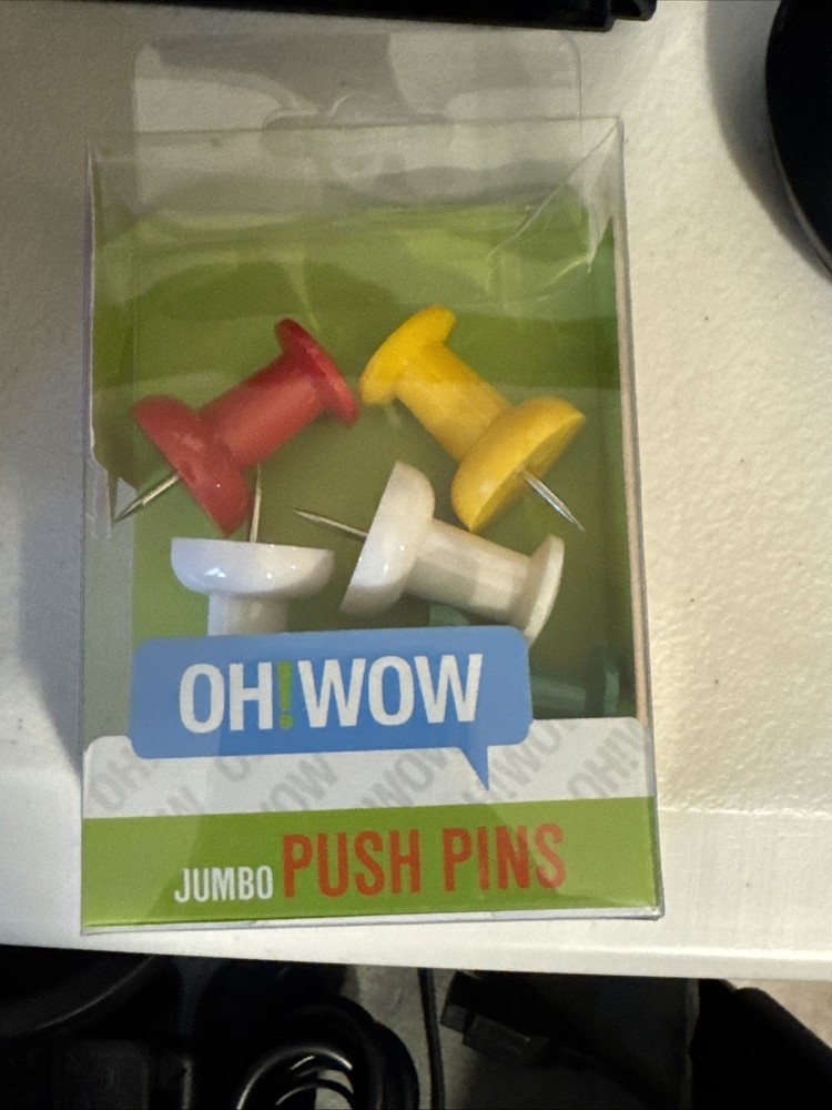 OH! WOW Jumbo Push Pins