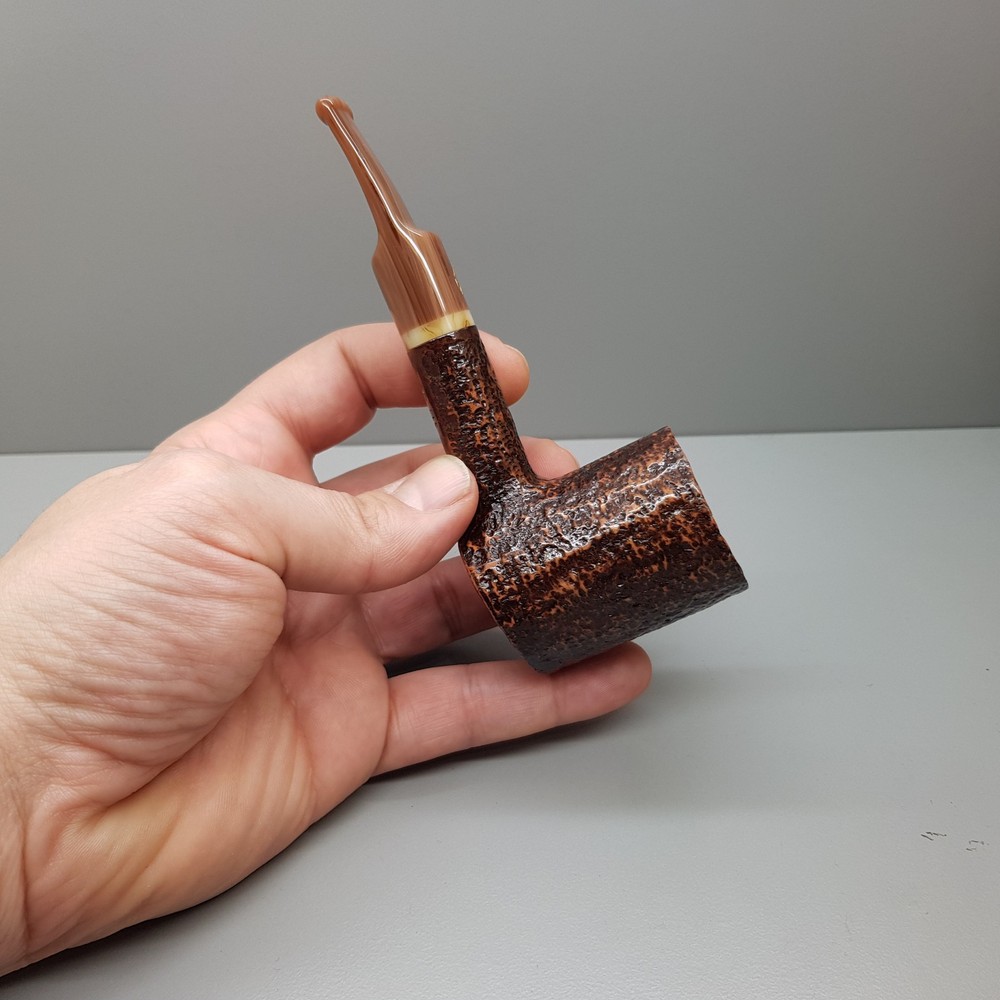 SAVINELLI DOLOMITES RUSTICATED PIPE 311 9MM MADE IN ITALY