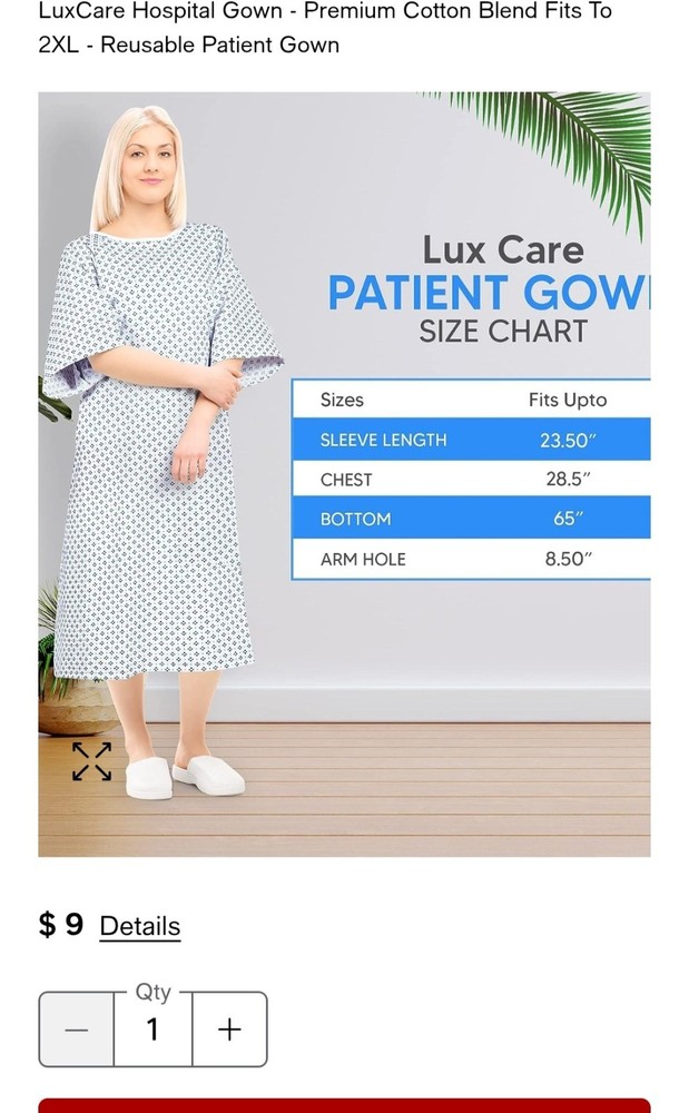 6 Hospital Gowns