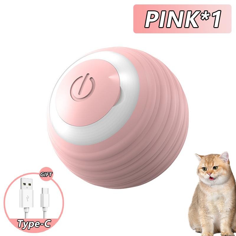 Smart Interactive Cat Ball – Automatic Rolling Electronic Toy for Indoor Play
