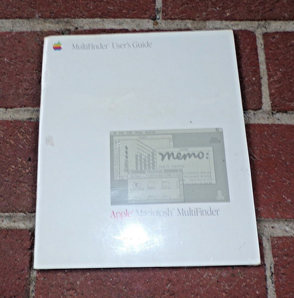 VINTAGE Apple Computer Macintosh Multifinder User's Guide ~ SEALED