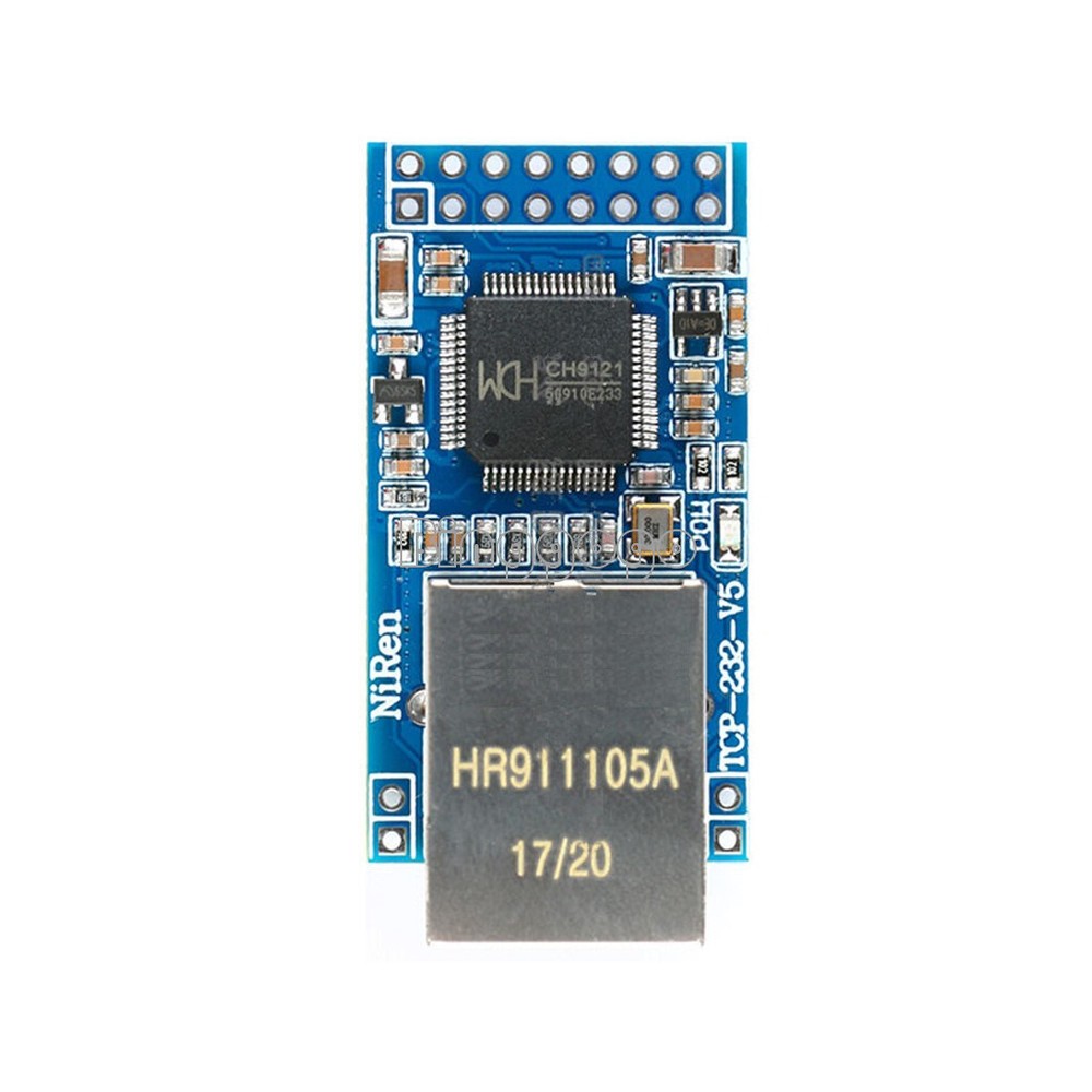 1PCS CH9121 Serial Port To Ethernet Single Chip Microcomputer Networking Module