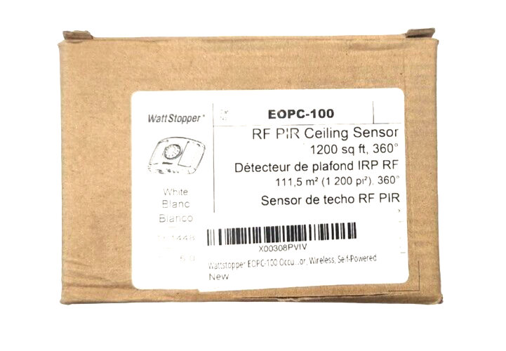 Wattstopper EOPC-100 RF PIR Ceiling Mount PIR Occupancy Sensor Low Voltage