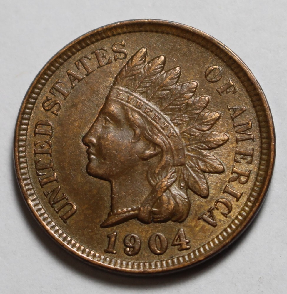 1904 Indian Cent UR709