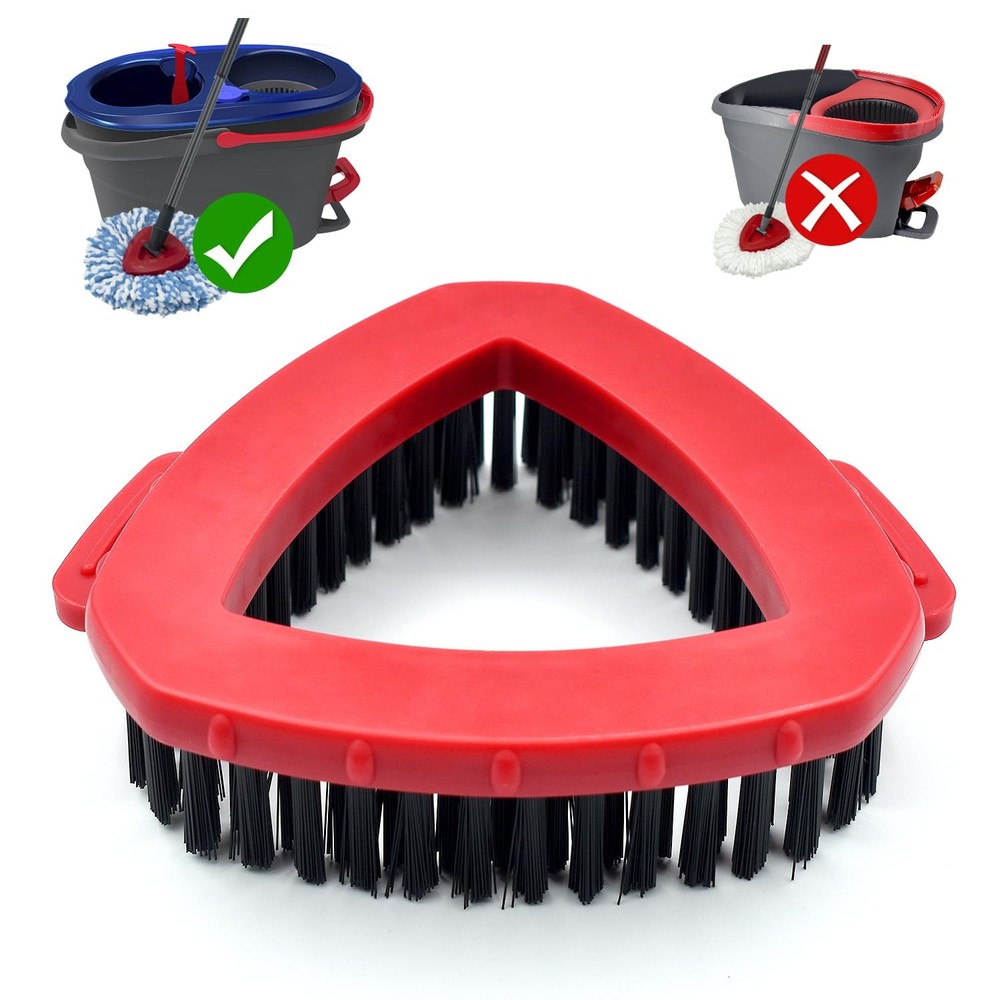Mop Brush Replacement, 2 Tank Compatible, Red