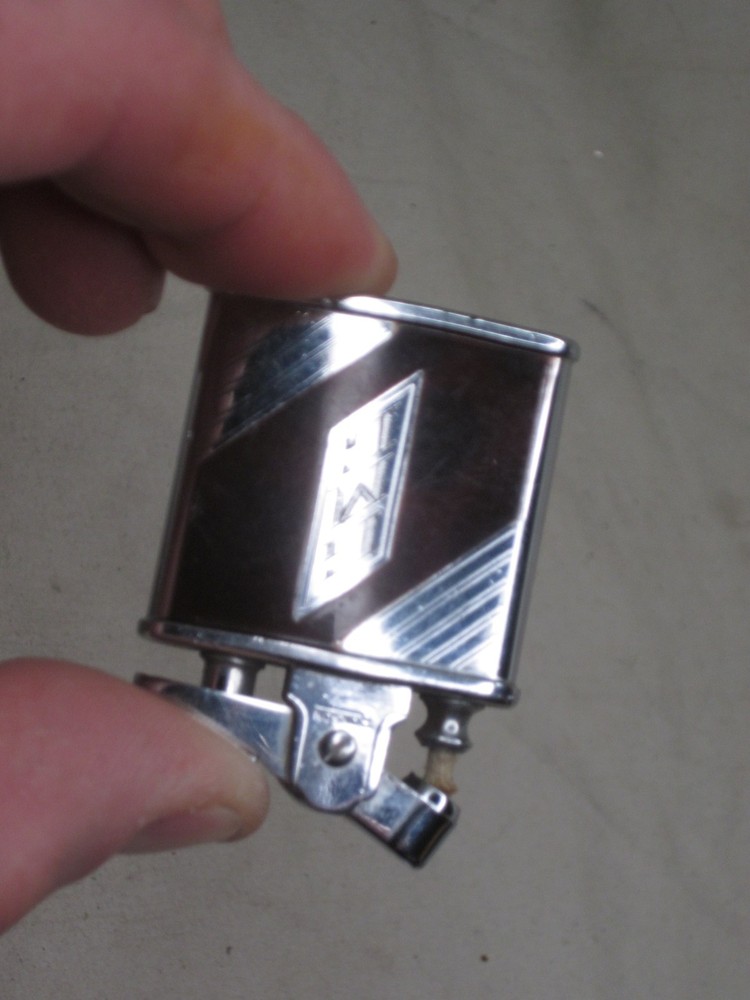 vintage RONSON PRINCESS lighter engraved GMC ? untested