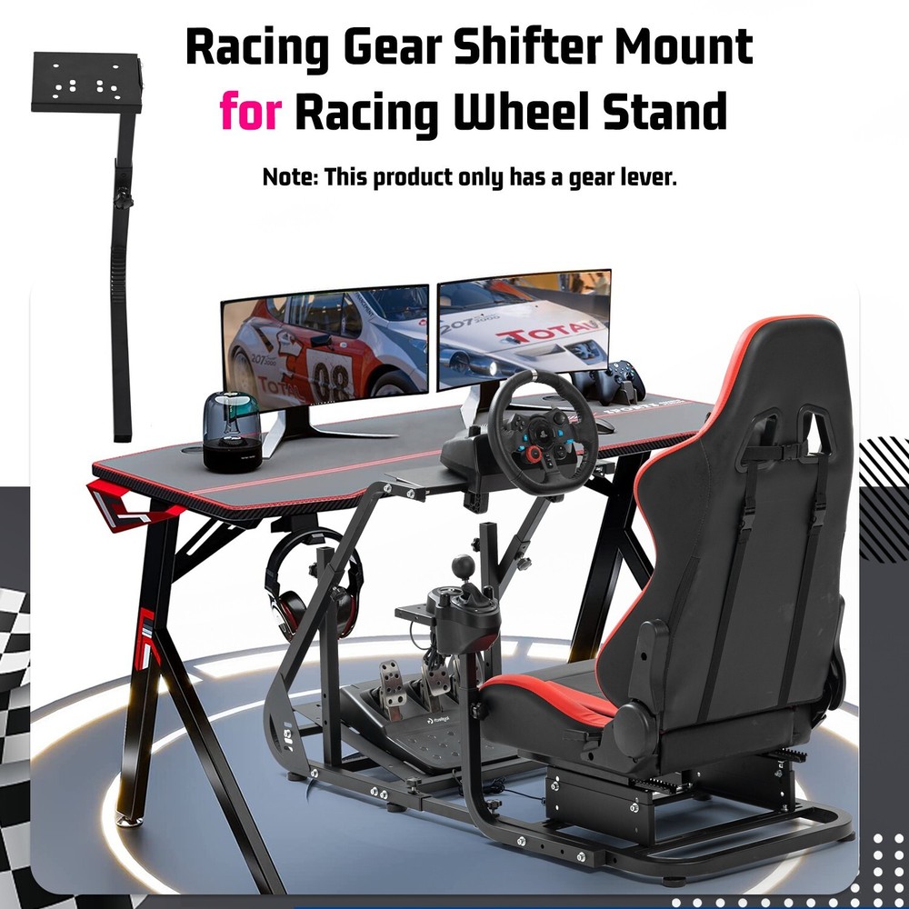 Minneer Gear Shift Bracket Accessory Only for Our Racing Wheel Simulator Cockpit