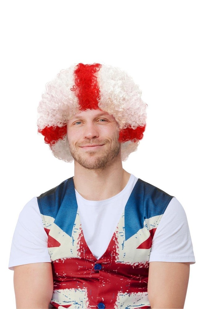 Smiffys England Afro Wig