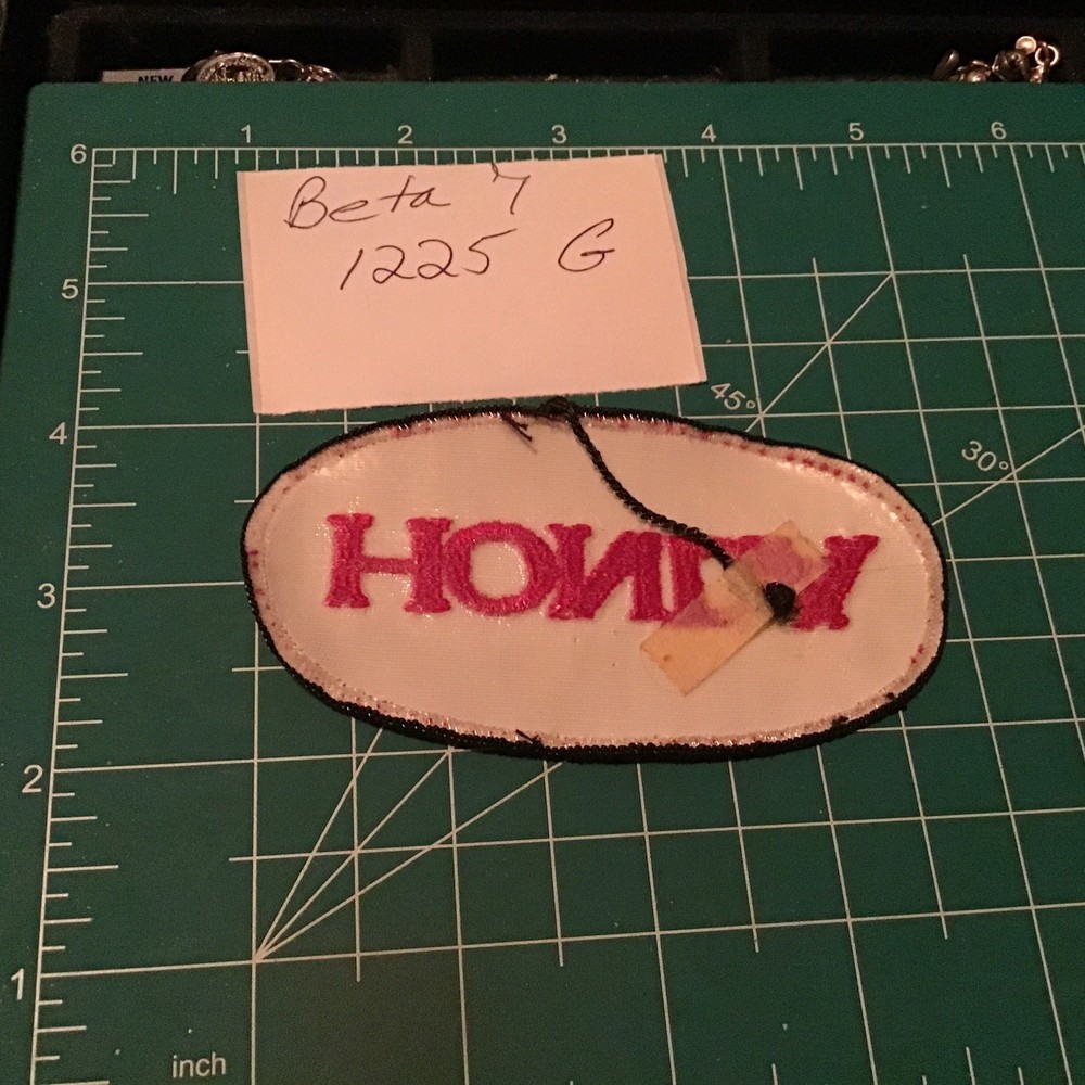 Vintage HONDA Motorcycle Biker Patch