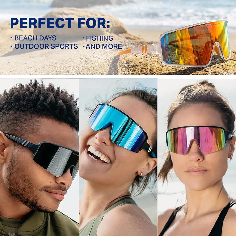 Blenders Unisex Eclipse Polarized Sunglasses, 100% UV Protection, Saturn Cloud