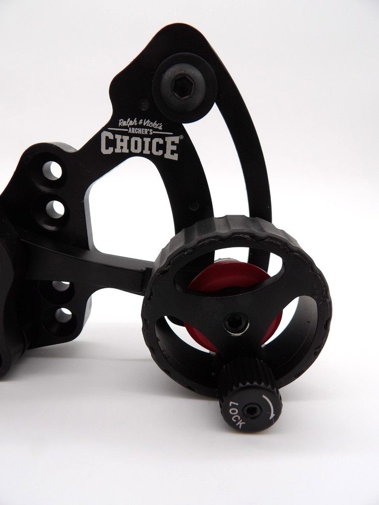 Truglo 1-Pin Range Rover - Zero-In Elevation Adjustment Dial Sight Light - Left