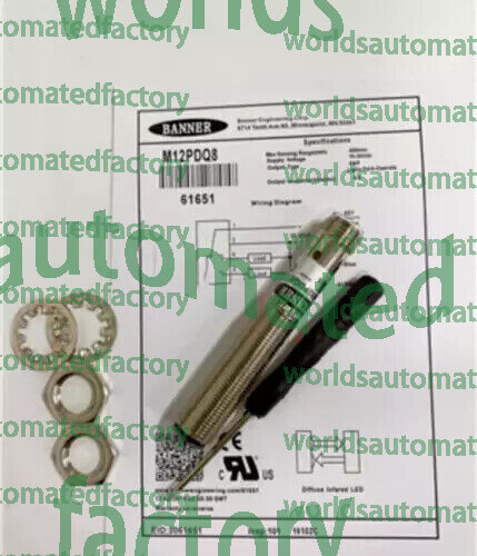 BANNER Photoelectric switch sensor M12PDQ8