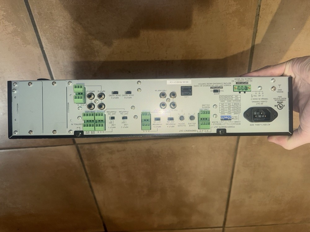 TOA Electronics A-824D 8-Input Digital Mixer/Amplifier, 240W