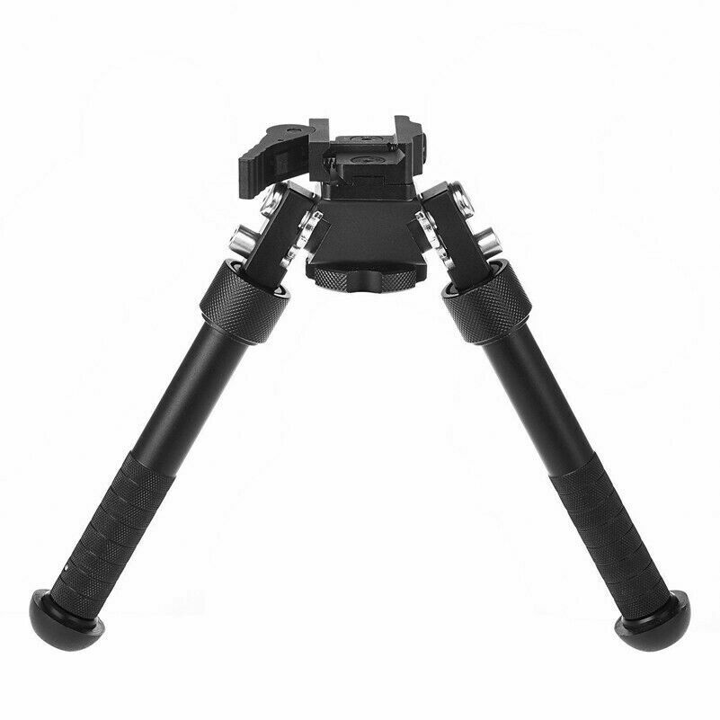 6" to 9"Tactical Adjustable Legs Rifle Bipod spring return for sling swivel stud