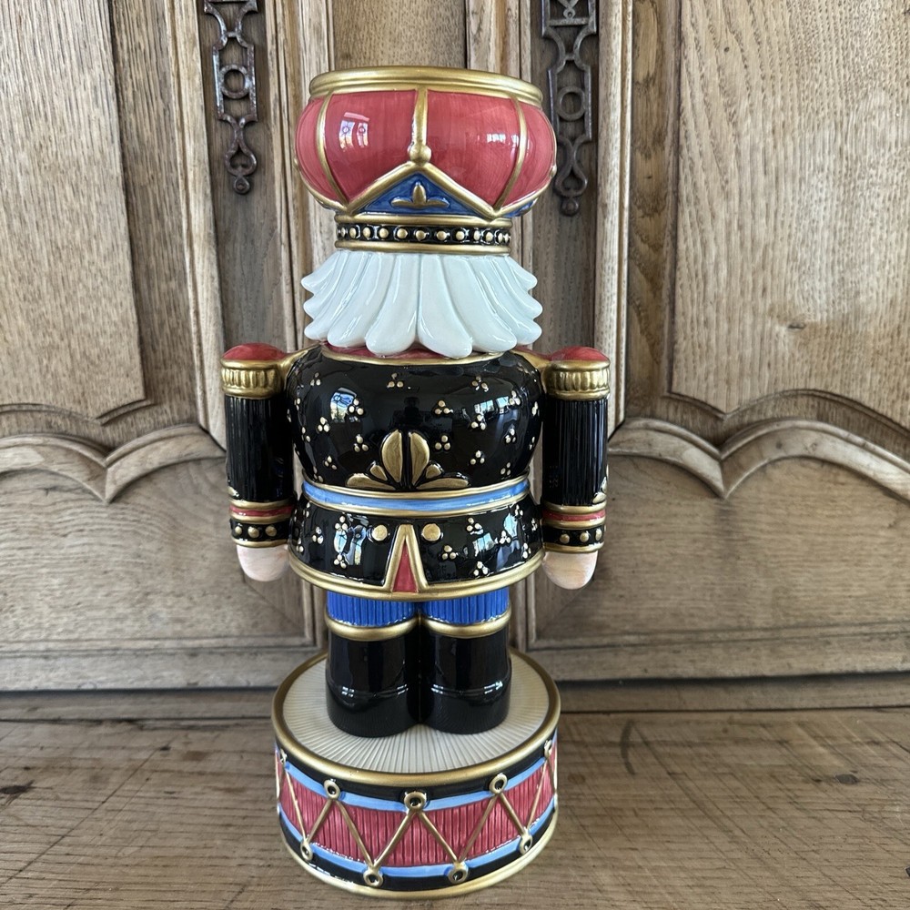 Fitz And Floyd Nutcracker Collection Small Candleholder 13" with Box 2005