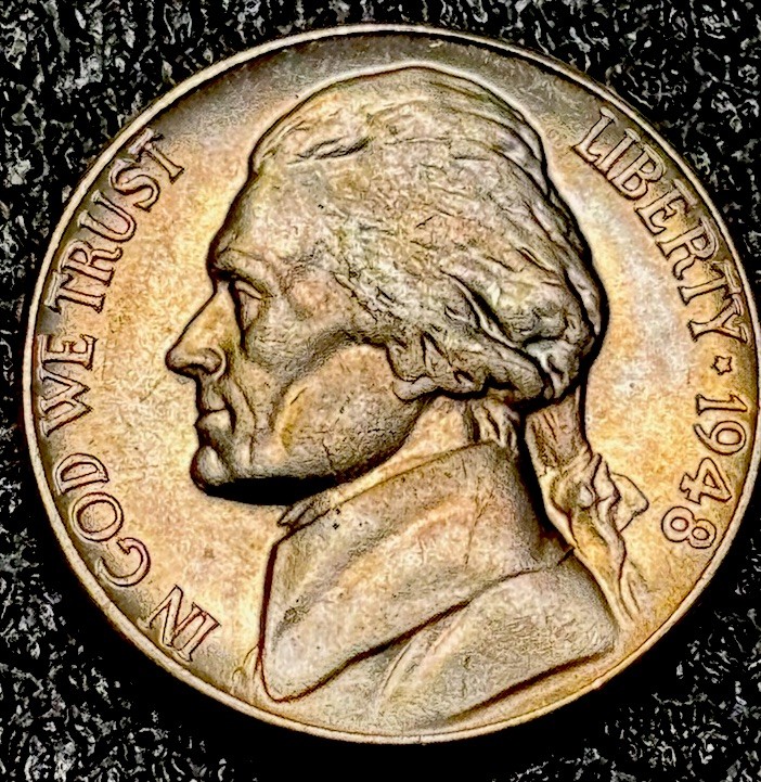 1948-P Jefferson Nickel Gem BU Uncirculated Full Steps!!!