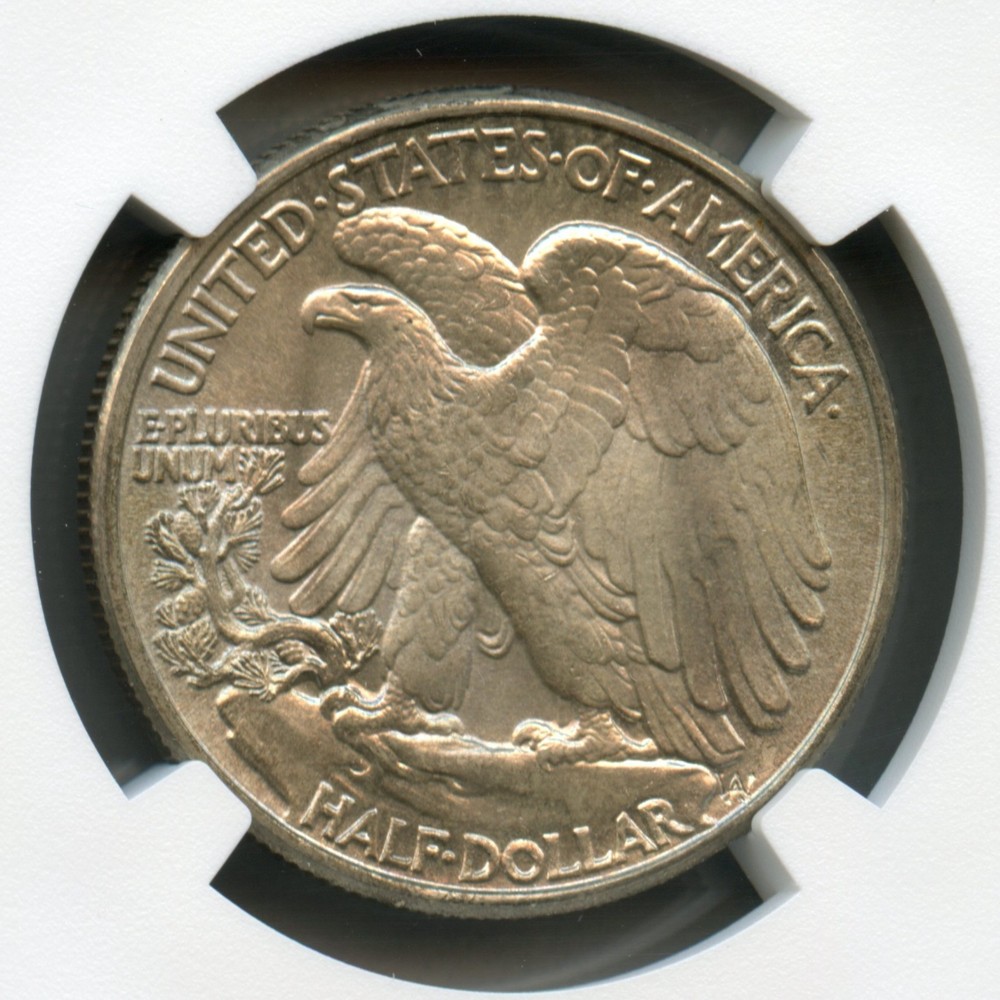 1944 Walking Liberty Silver Half Dollar NGC MS 66