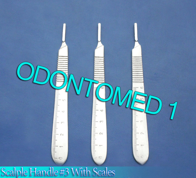 75 SCALPEL HANDLE # 3 WITH SCALE