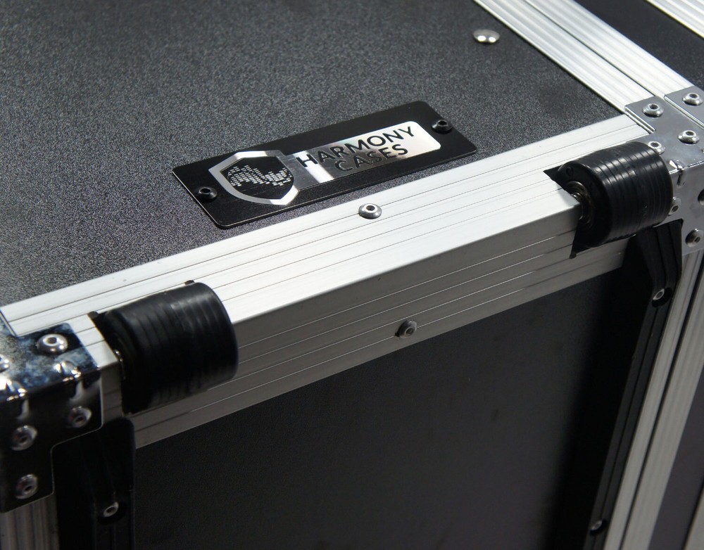 Harmony Cases HC10UEDHW DJ Flight 10U FX Effect 16" Depth Case Casters & Handle