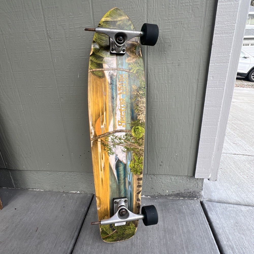 Sector Nine Longboard “Laniakea” Beach Logo ( Missing Wheels )