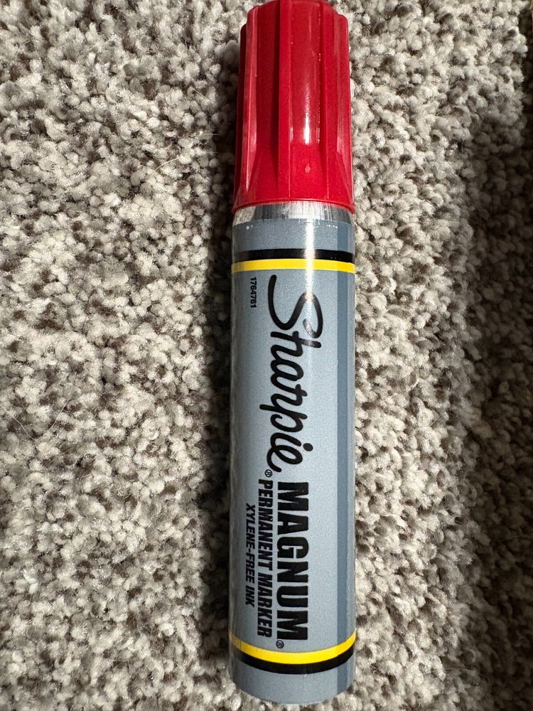 Sharpie MAGNUM MARKERS Sharpie -Chisel Tip -Single Marker RED