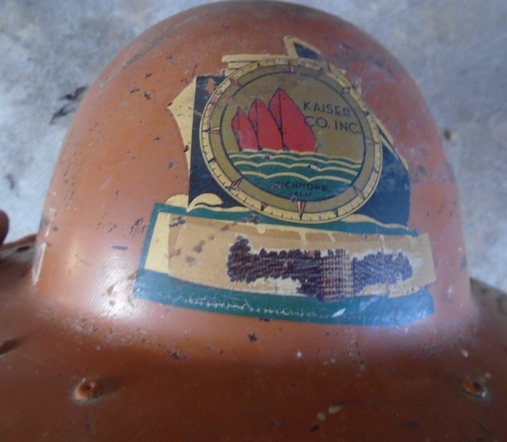 WWII Liberty Ship Builder, Kaiser Co., worker's hard hat