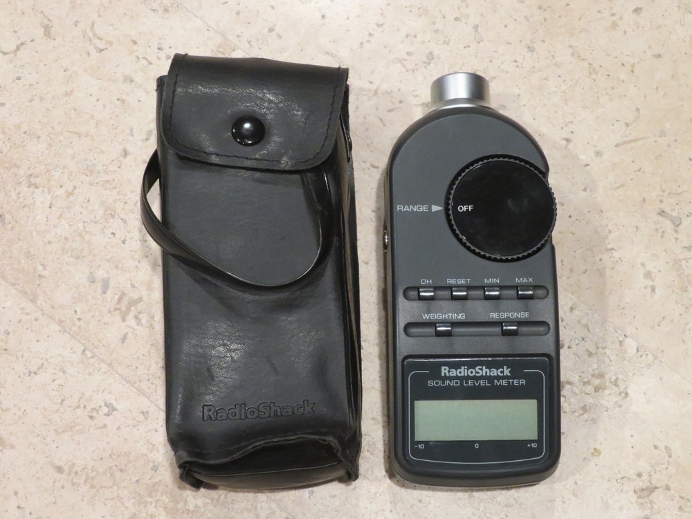 Radio Shack Sound Level Meter With Case