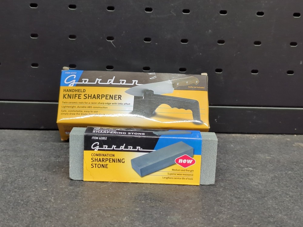 Knife Sharpener Handheld Ceramic ~ And Stone~.