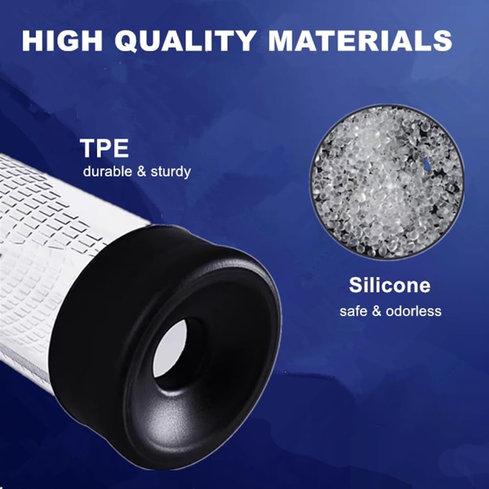 Realistic Silicone Pump Sleeve Replacement for Enhanced Erection & Pleasure