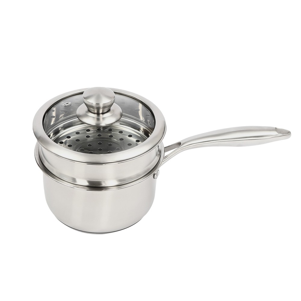 Large Capacity Sauce Pan For Cooking With Handle Double Layer Steaming Pot