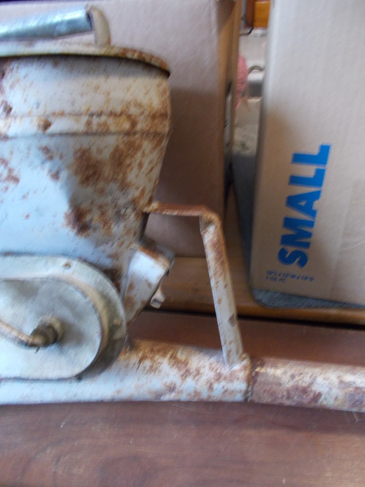 Antique Seed/Fertilizer Spreader with Hand Crank