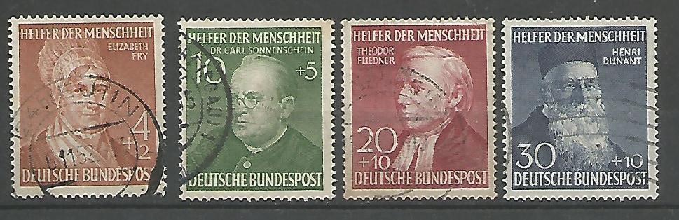 FEDERAL Obli Germany Stamp No. 042/045