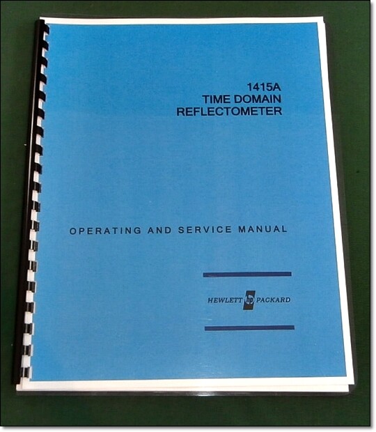 HP 1415a Operating & Service Manual: Comb Bound & Protective Covers