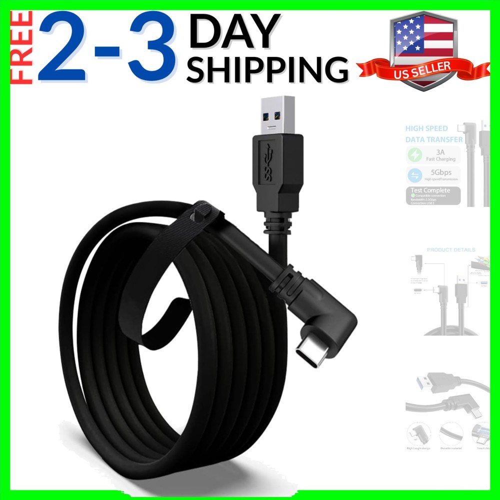 10FT Link Cable for Oculus Quest 3/Quest 2, High Speed Data Transfer Charging...