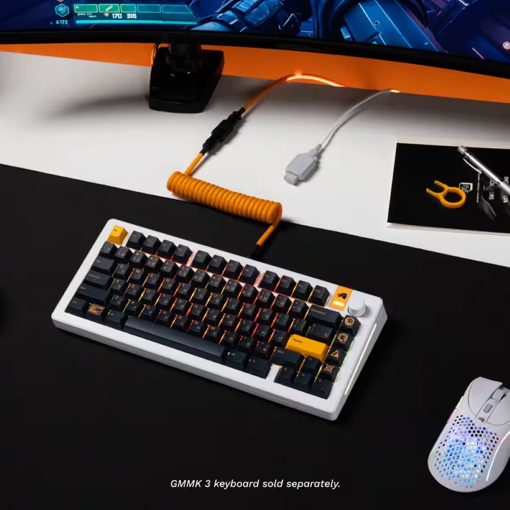 Glorious - GPBT Mecha Keycaps - Charged Blue