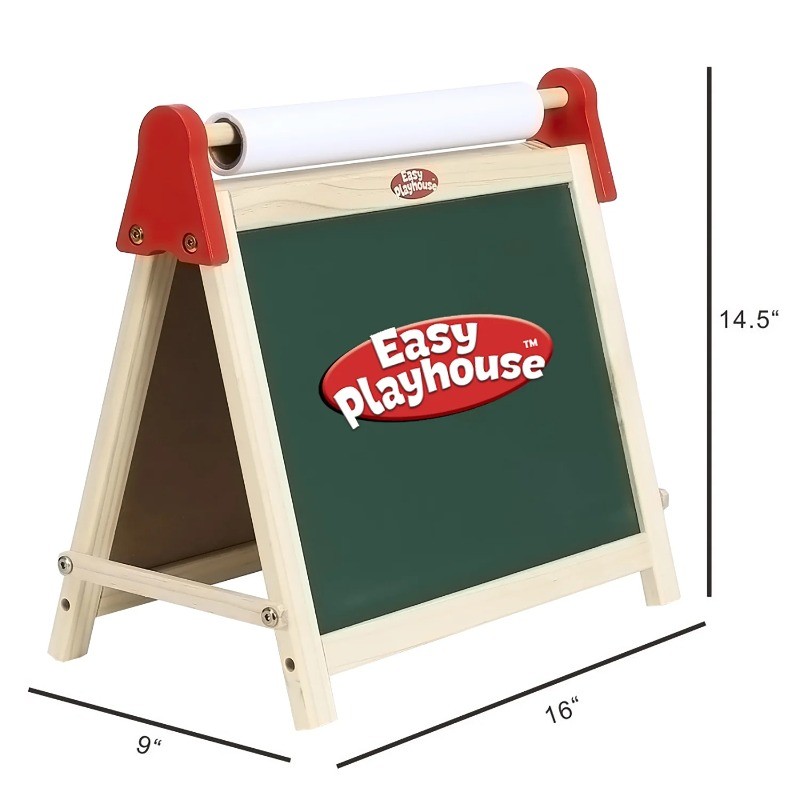 Easy Playhouse: Easel: Chalk & White Board - 15.35" x 11.8"