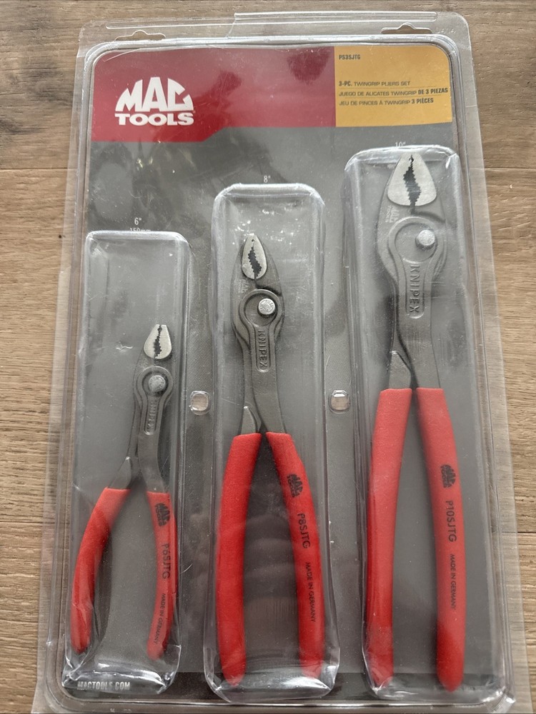 Mac Tools Knipex 3pc Twin Grip Plier Set