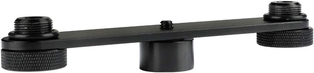 CAMVATE Double Microphone Mounts Bracket T-Bar - 1958
