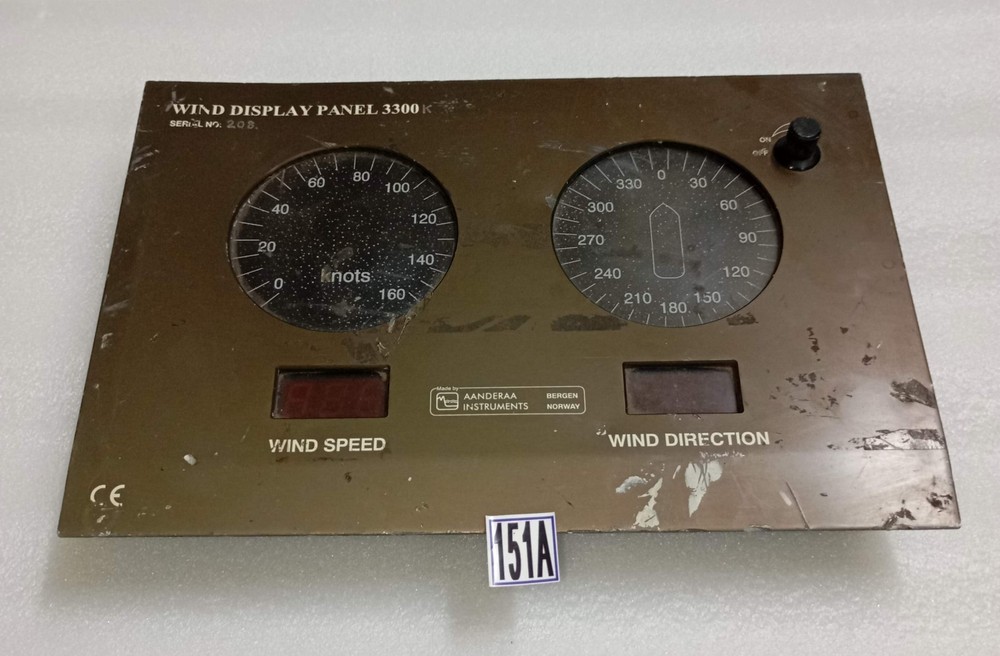 Aanderaa WIND SPEED WIND DISPLAY PANEL 3300 7-14V DC