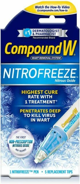 Compound W ME00003 NitroFreeze Wart Removal Pen with Replaceable Tips