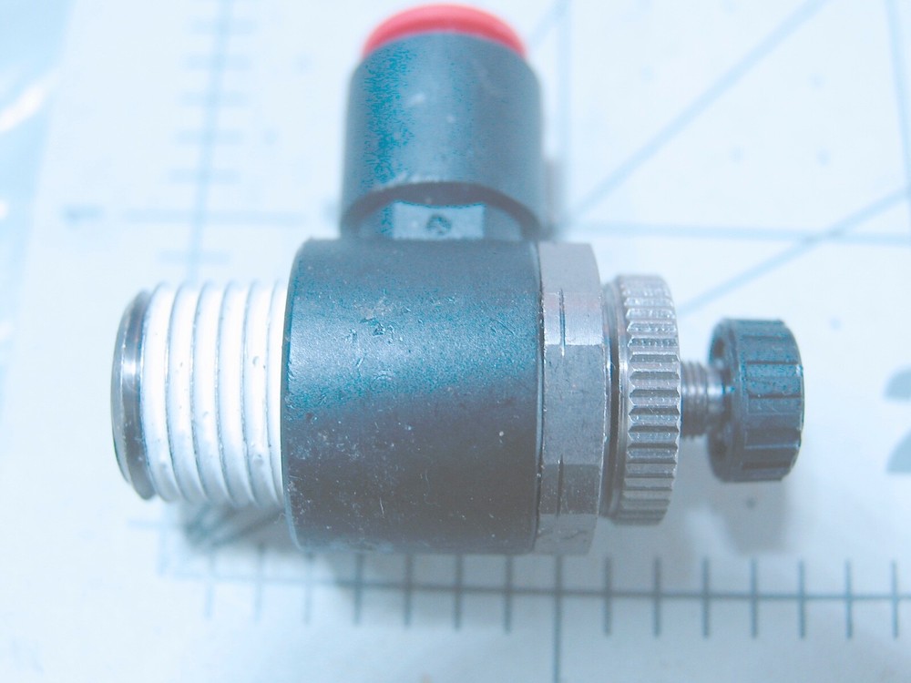 ( SMC # 2201F) Adjustable Valve speed Controller 1/4" Tube Fitting