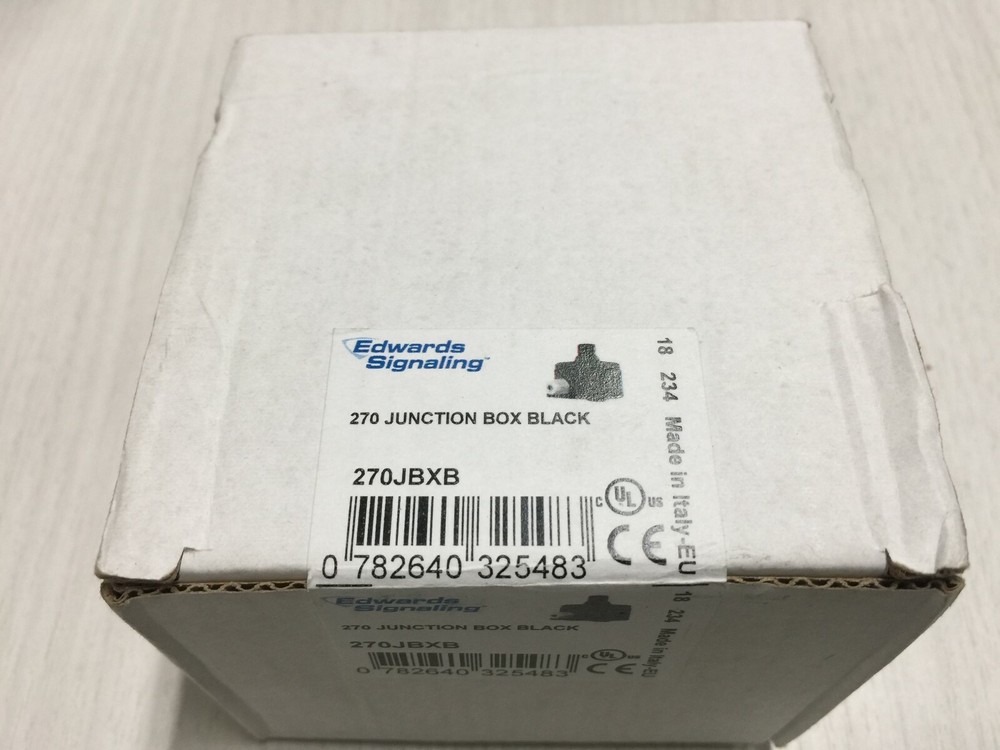 EDWARDS SIGNALING 270JBXB Junction Box for Stacklight, Black New