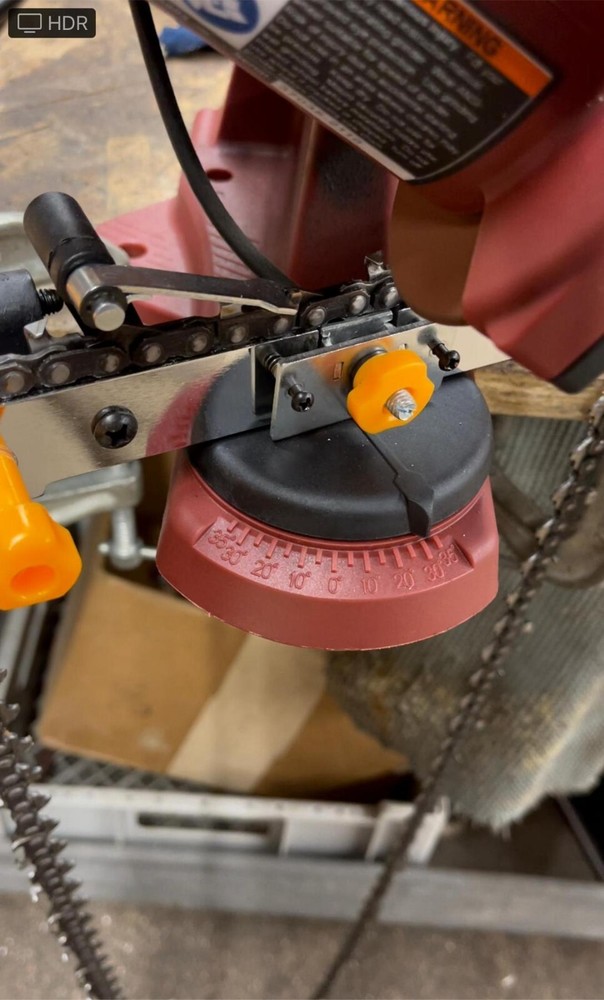 Electric Chain Saw Sharpener Power Tool Machine Rotation Sharpening Workshop NEW