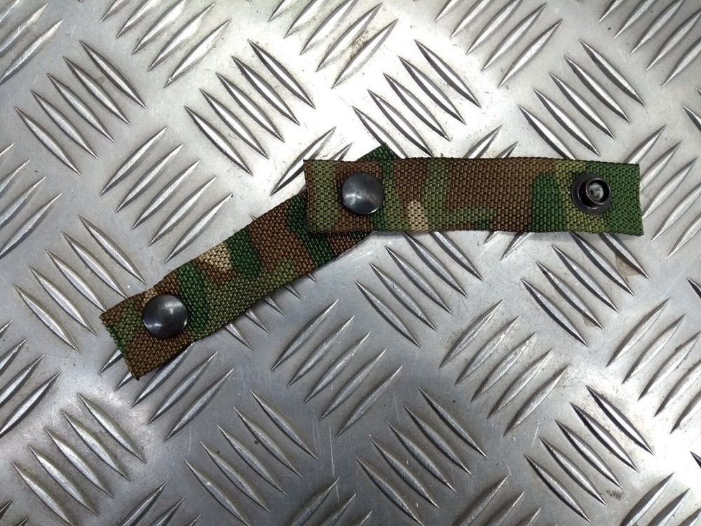 Multi Terrain Pattern MTP Camouflage Fixing Strap / Loop with Press Stud